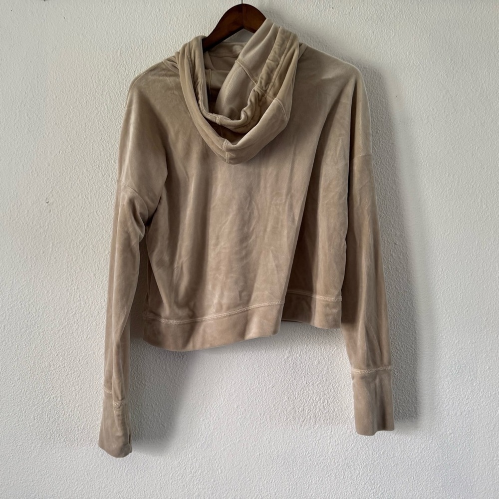 Aerie OFFLINE Velour Oversized Hoodie Lounge Cozy Soft Girl Medium - Picture 13 of 14